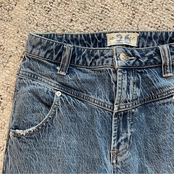 Free People Western Slouchy Bootcut Flare Jeans Sz 26 - Picture 5 of 11